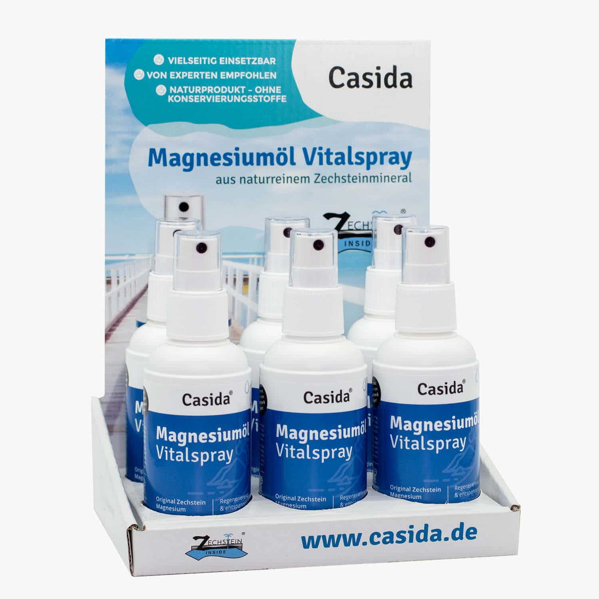 Magnesiumöl Vitalspray 5+1 Aufsteller