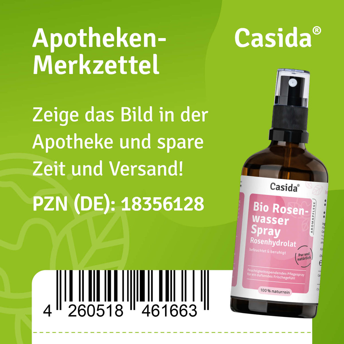 Rosenwasser Spray Bio – Rosenhydrolat Apotheke