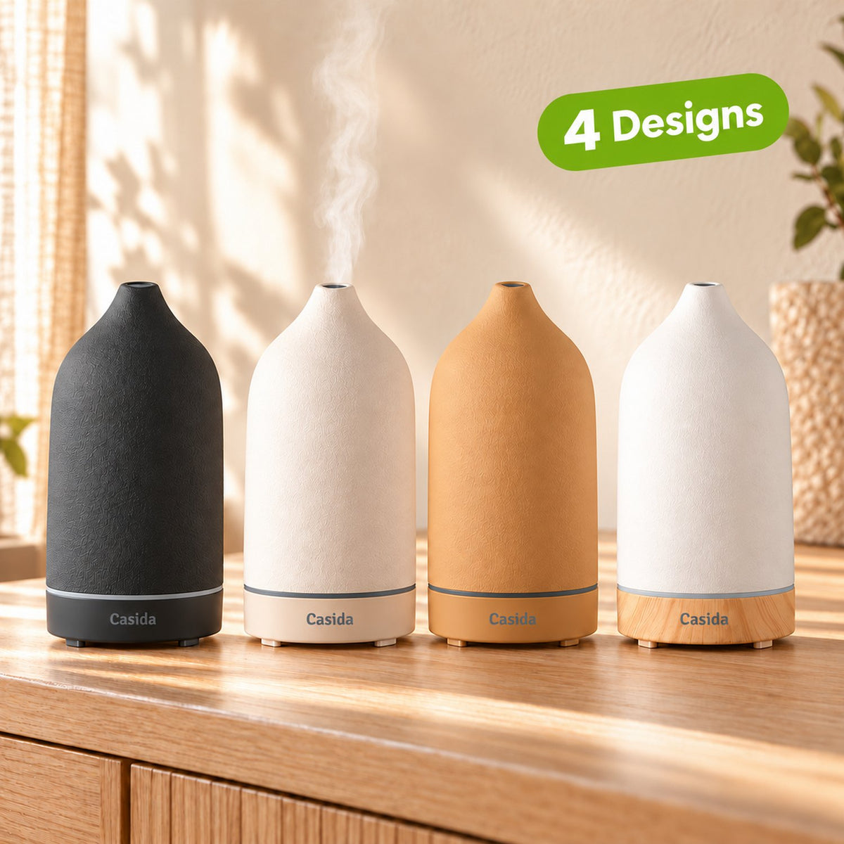 Keramik Aroma Diffuser mit LED-Beleuchtung