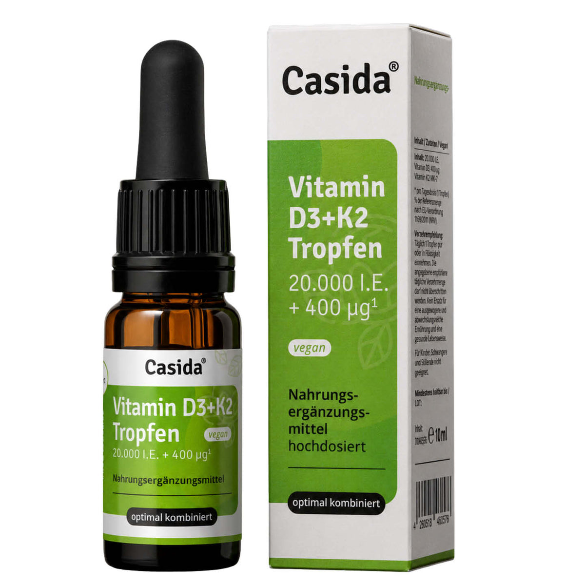 Vitamin D3+K2 Tropfen 20.000 I.E. + 400 µg¹