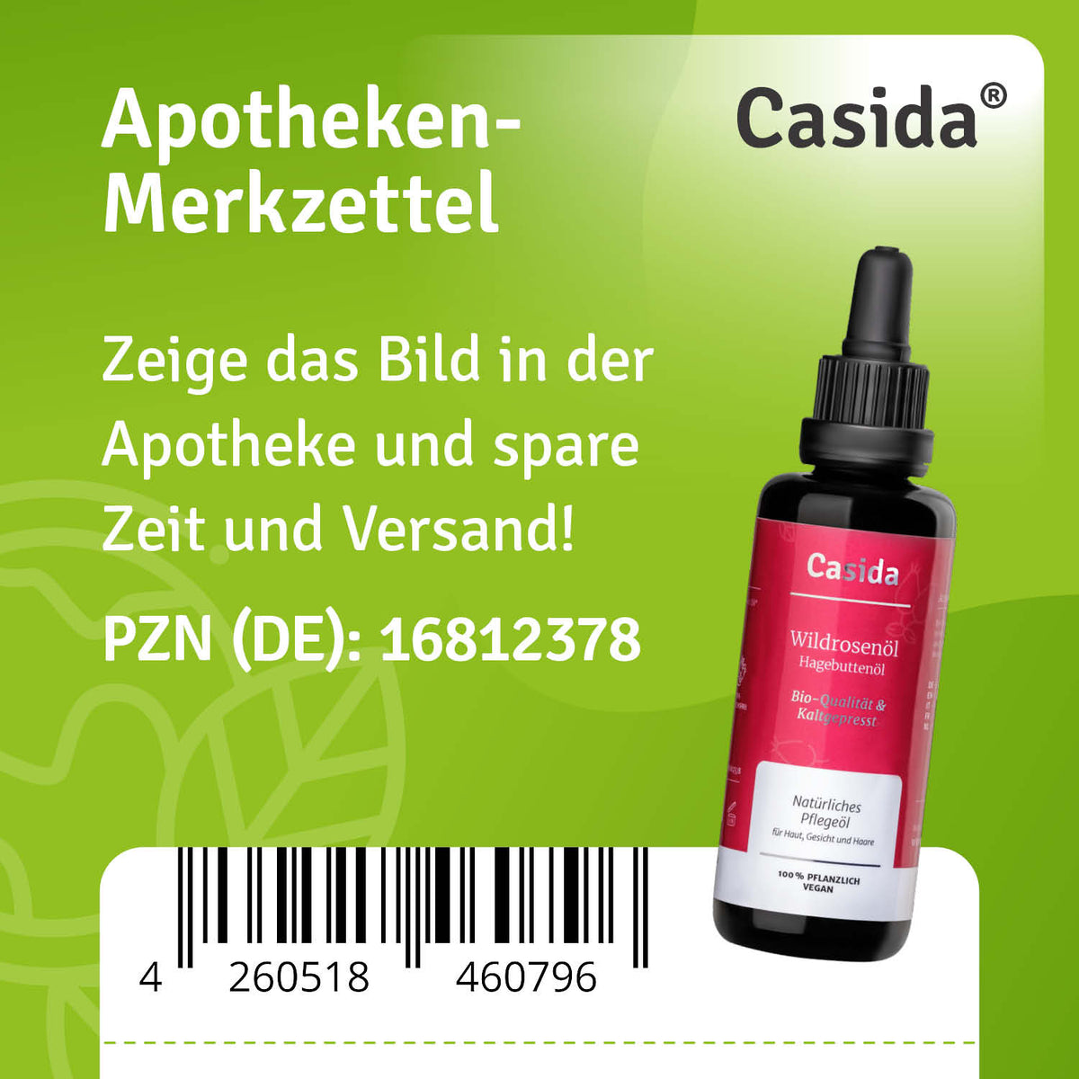 Wildrosenöl Bio & Kaltgepresst Apotheke