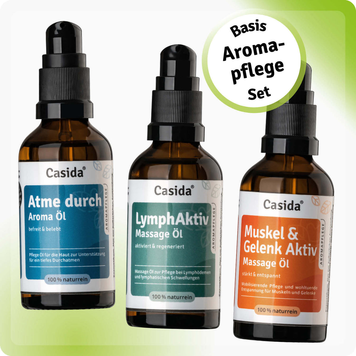 Basis Set Aromapflege – Atmung, Lymphe, Bewegung