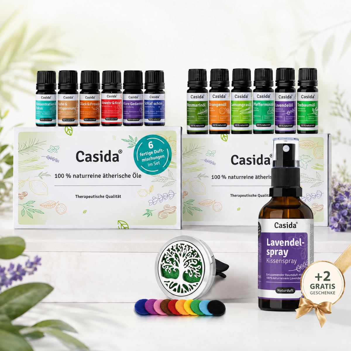 Aromaöl Set mit 12 Düften