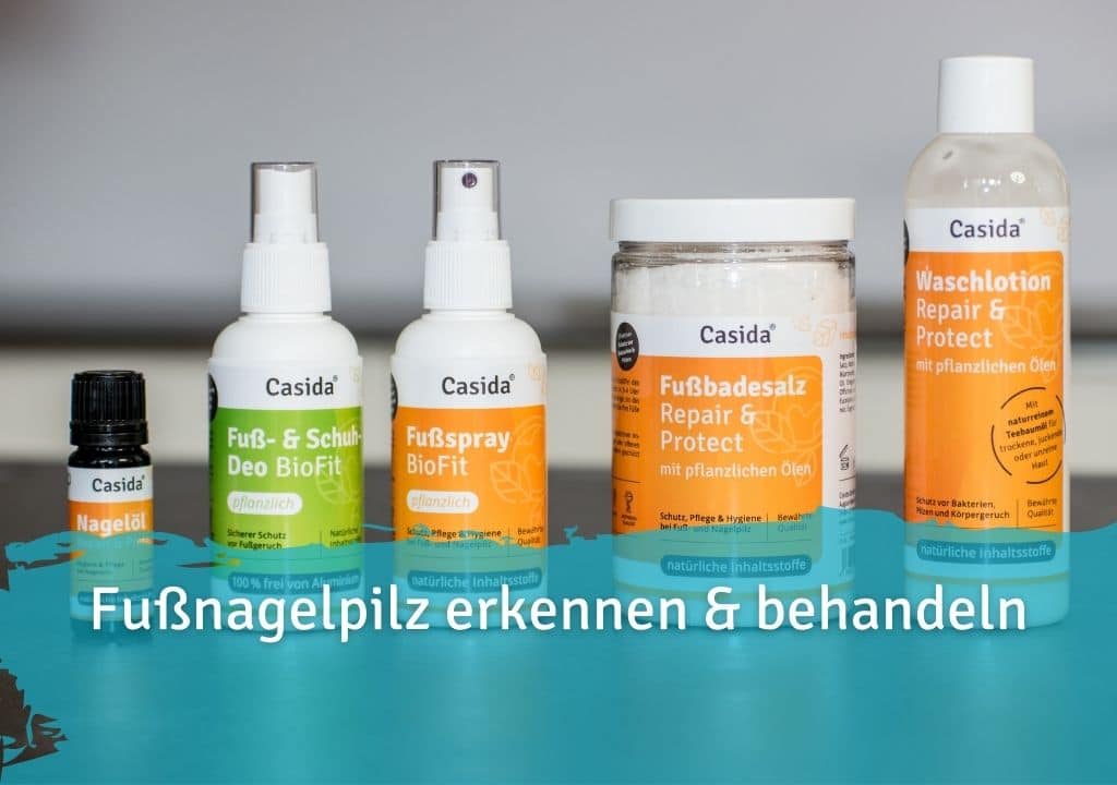 Fußnagelpilz erkennen & behandeln Casida Nagelöl Repair & Protect 10 ml PZN 10022445 Apotheke Nagelpilz Füße Hände