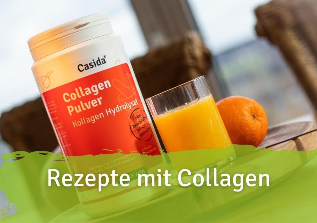 Rezepte mit Collagen Casida Collagen Pulver Kollagen Hydrolysat Peptide Rind – 480 g 15266086 PZN Apotheke Peptide Typ I II III Eiweiß Shake trinken Gelenke Anti-Aging