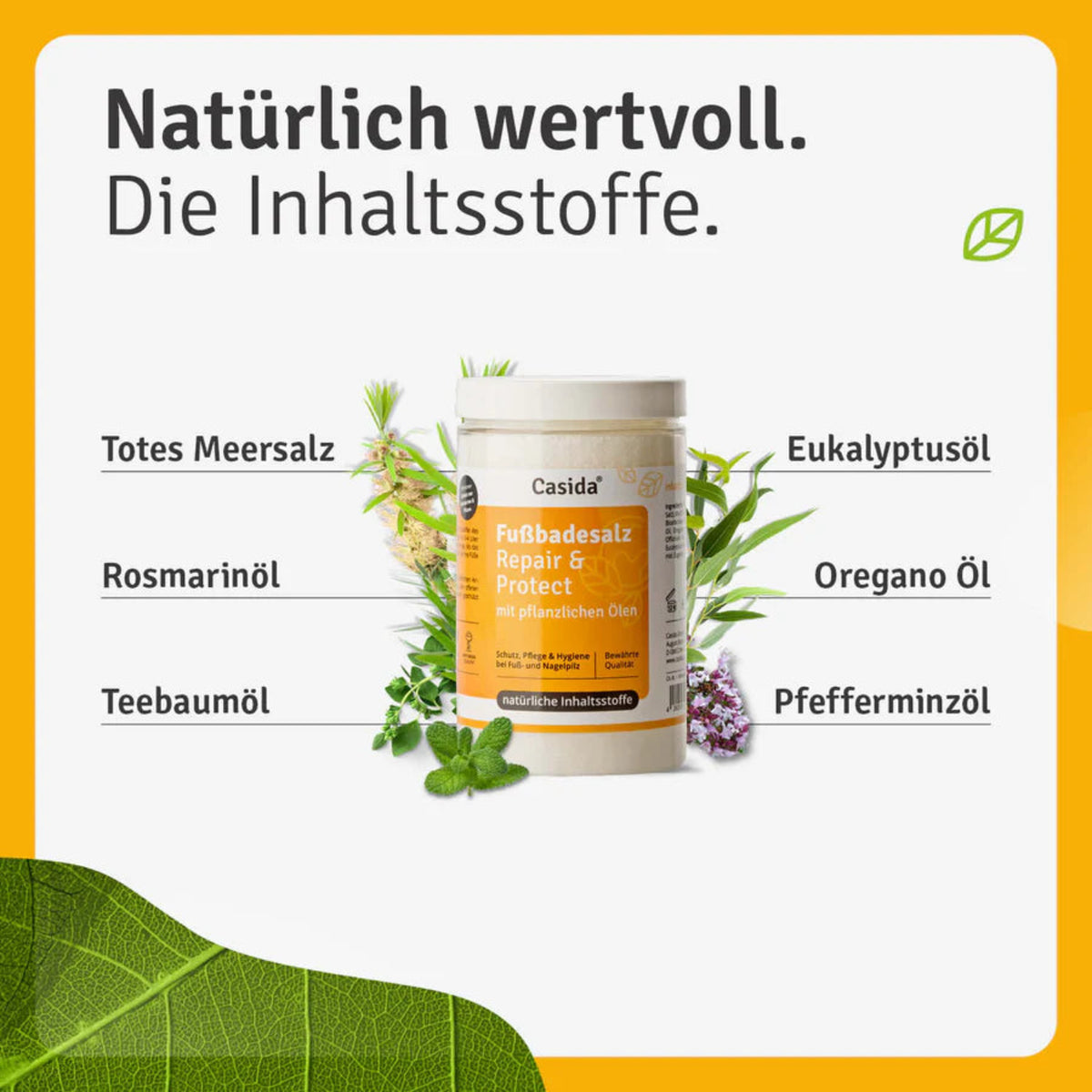 Repair & Protect Fußpflege-Komplettset Fußbadesalz Repair & Protect Inhalt