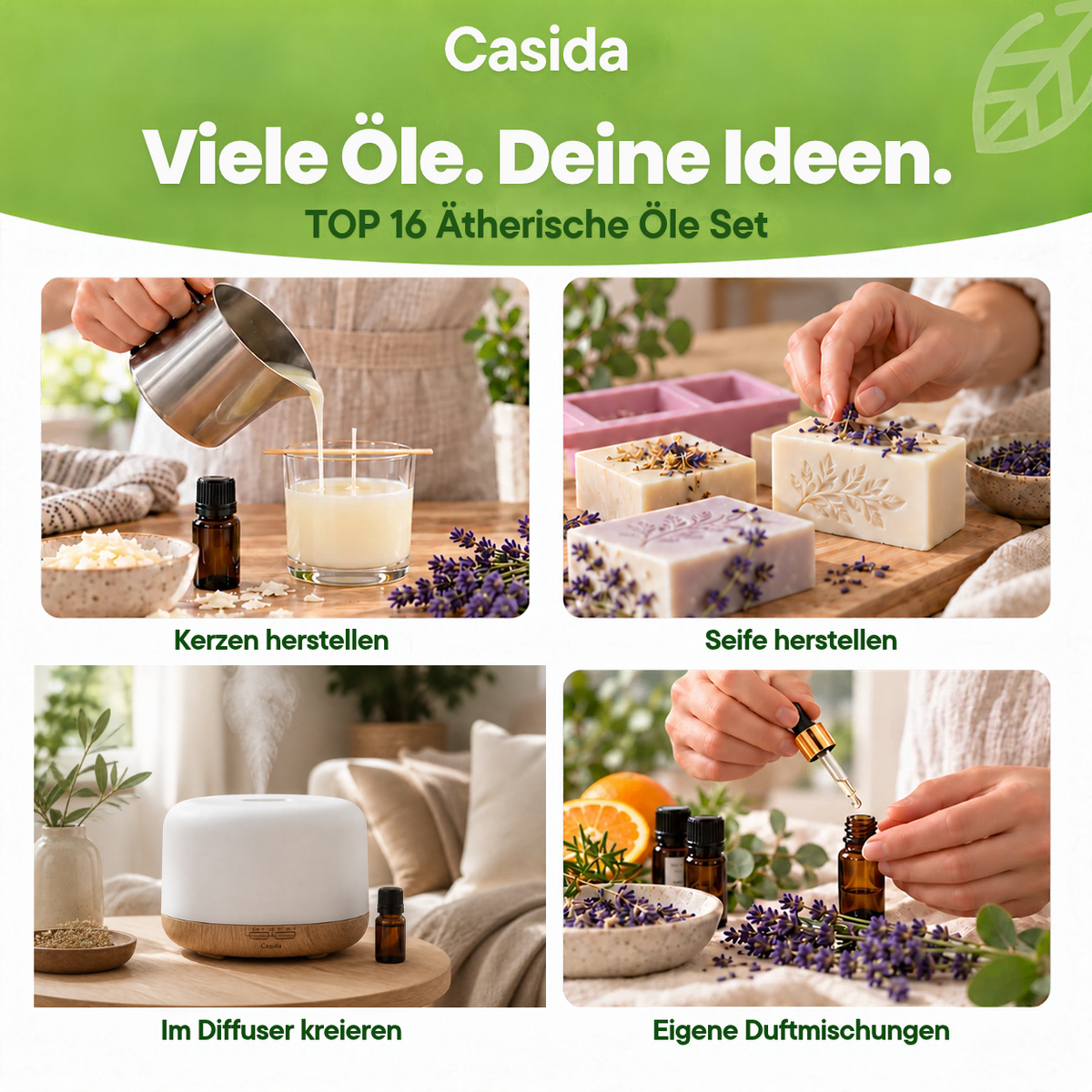 TOP 6 Ätherische Öle Set
