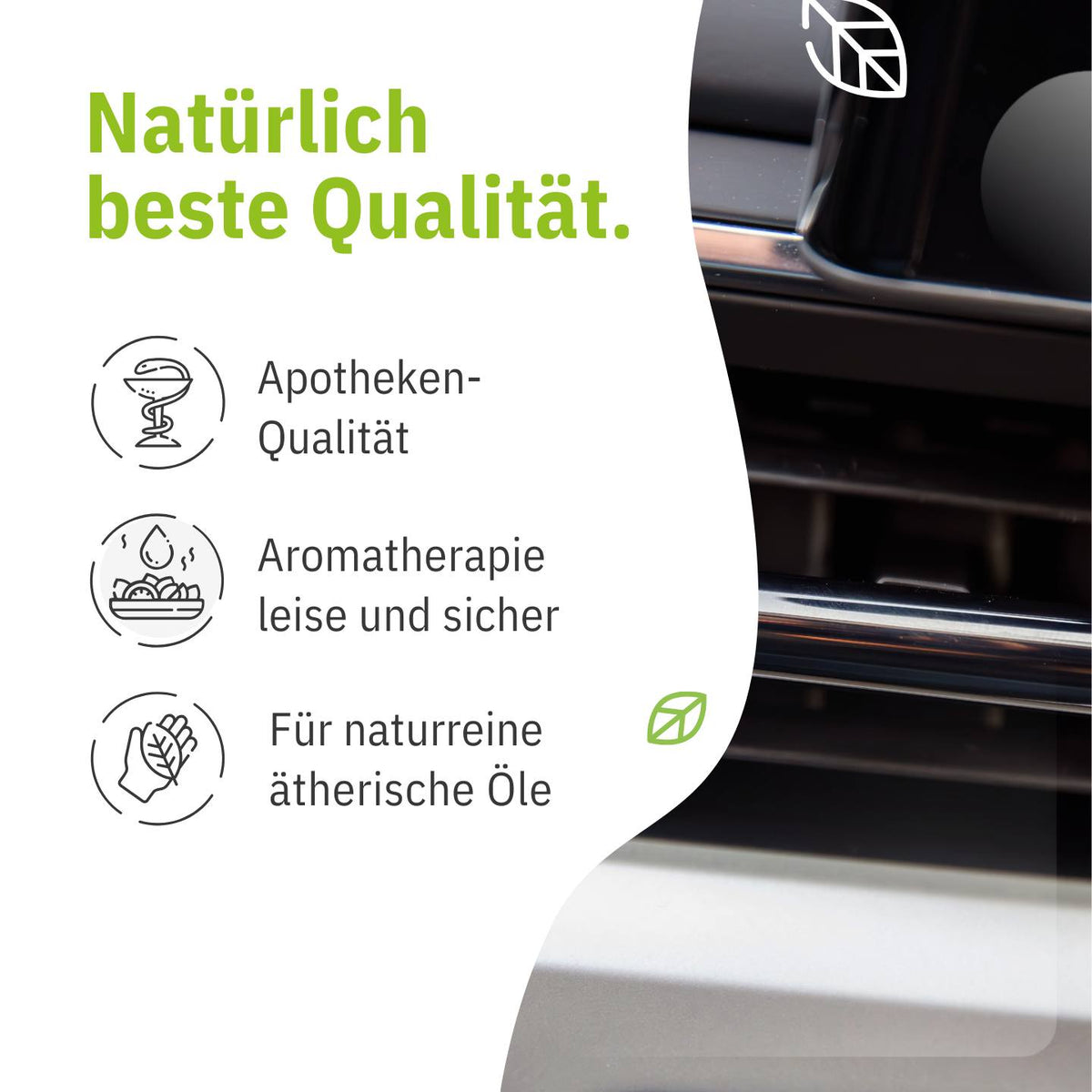 Eleganter Auto Aroma Diffuser in Stabform