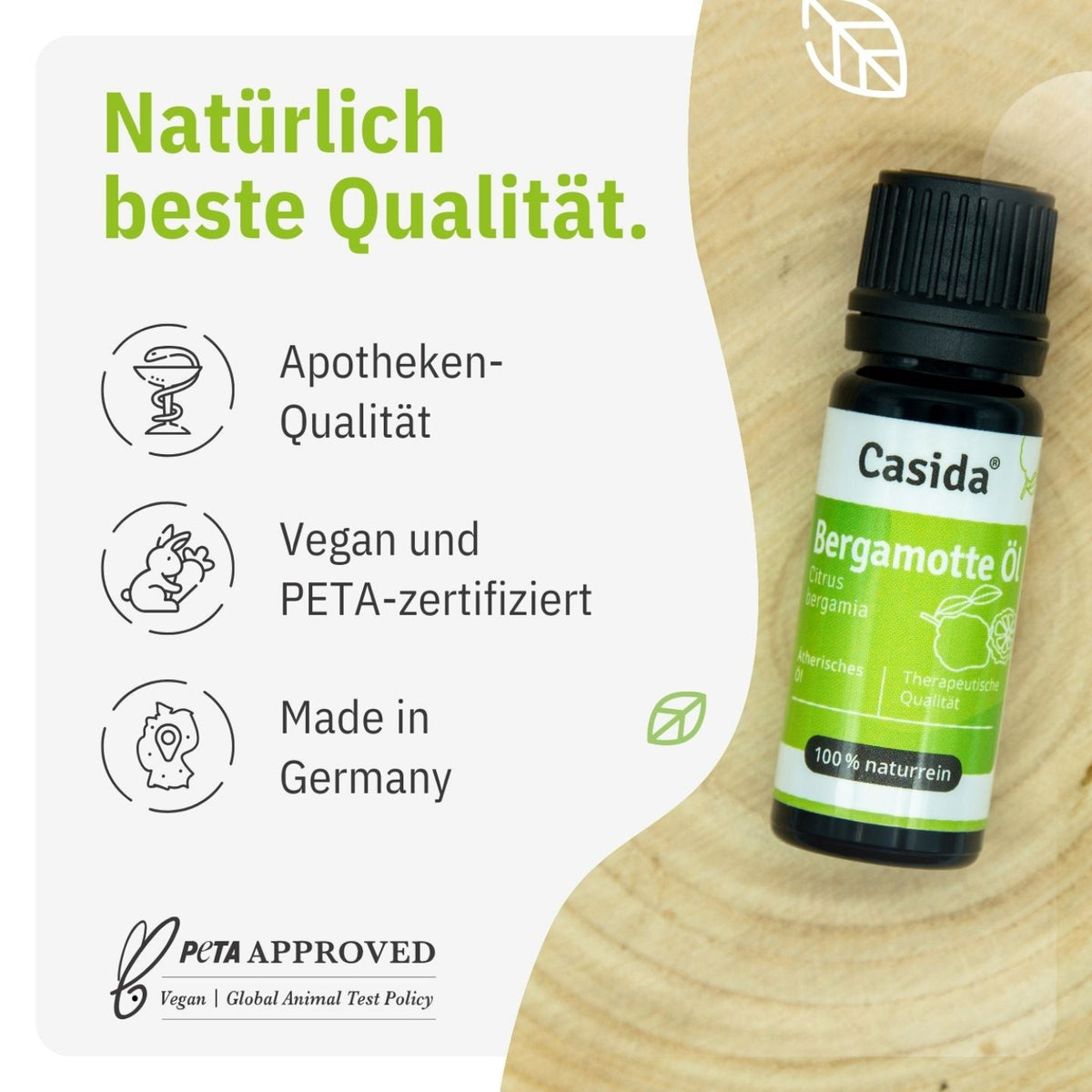 Bergamotte Öl tierversuchsfrei