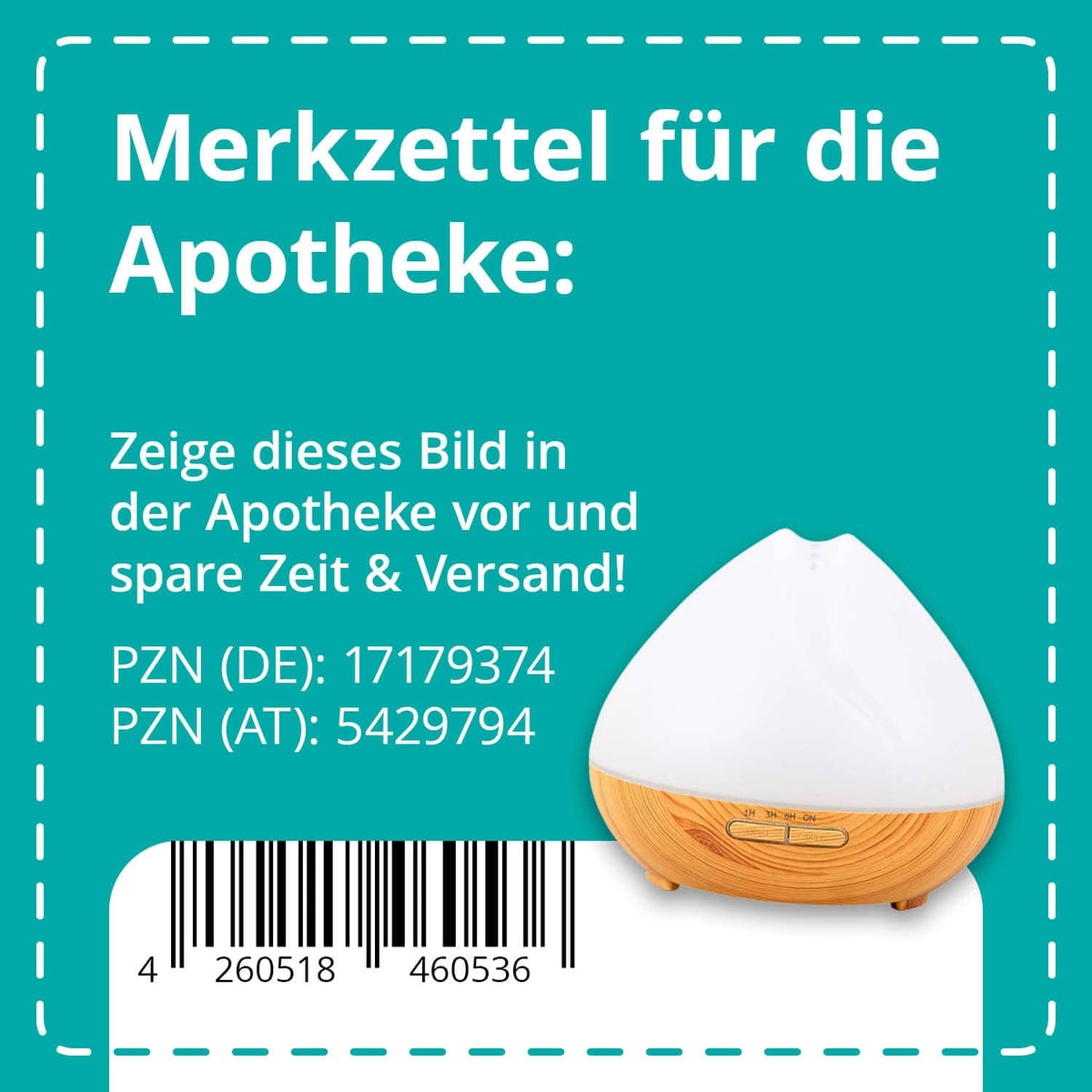 Hochwertiger Aroma Diffuser für ätherische Öle mit LED Licht Apotheke