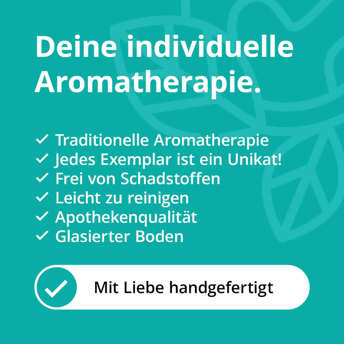 Duftstein aus Keramik natürliche Inhaltstoffe