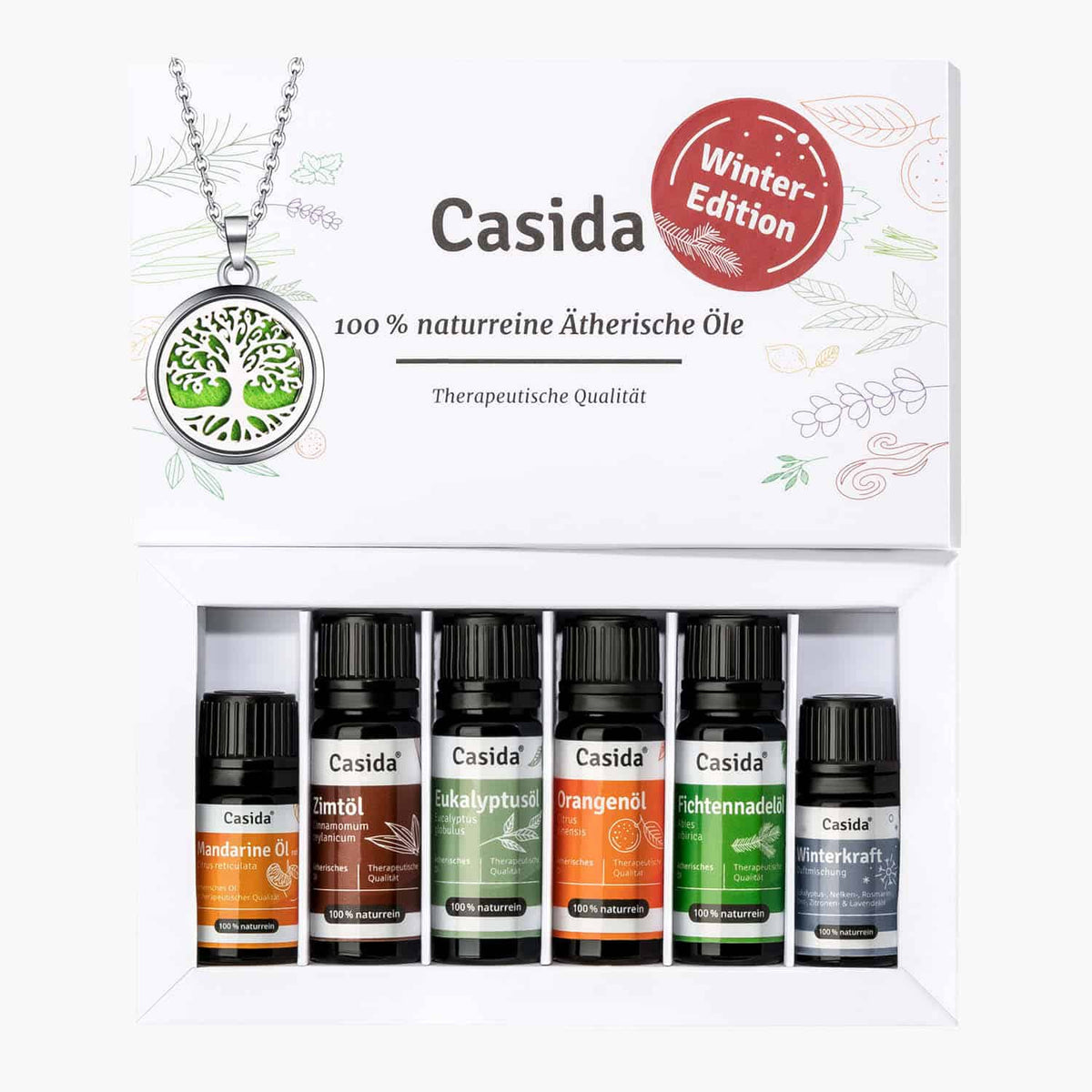 Casida Top 6 Set Duftmischungen Winteredition Ätherische Öle Geschenk Weihnachten