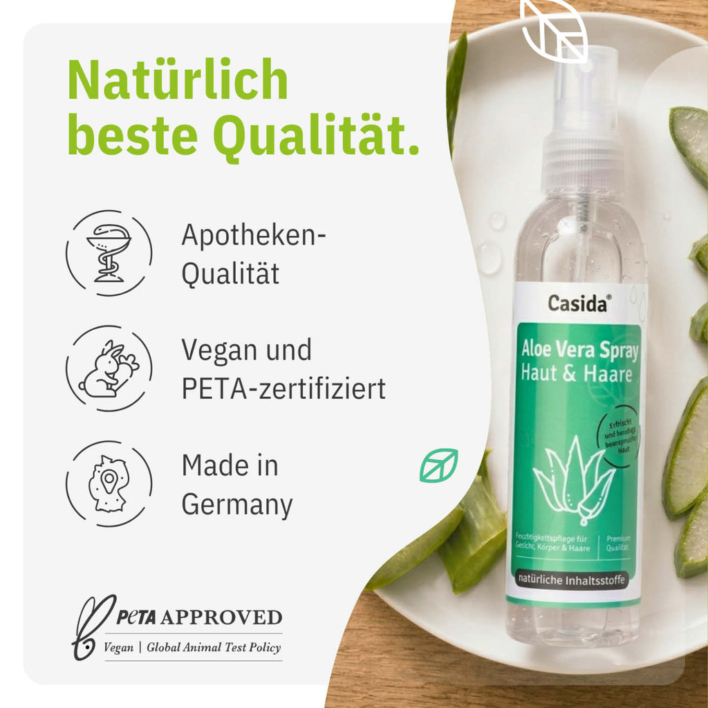 Aloe Vera Spray aus der Apotheke | Casida