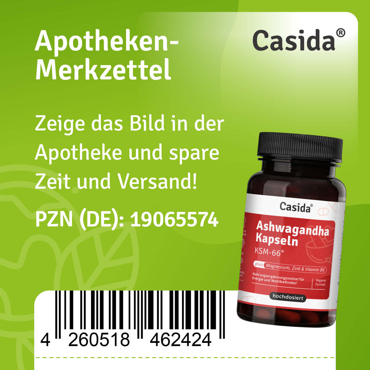 Ashwagandha Kapseln KSM-66® Apotheke