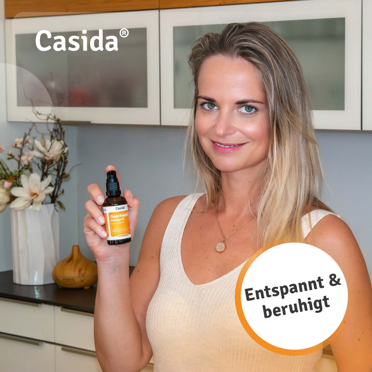 Bauchwohl Massage Öl Entspannung