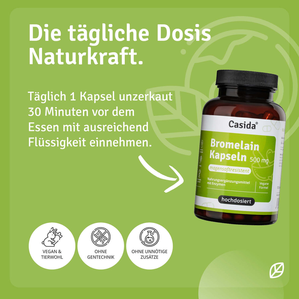 Bromelain Kapseln 500 mg Anwendung