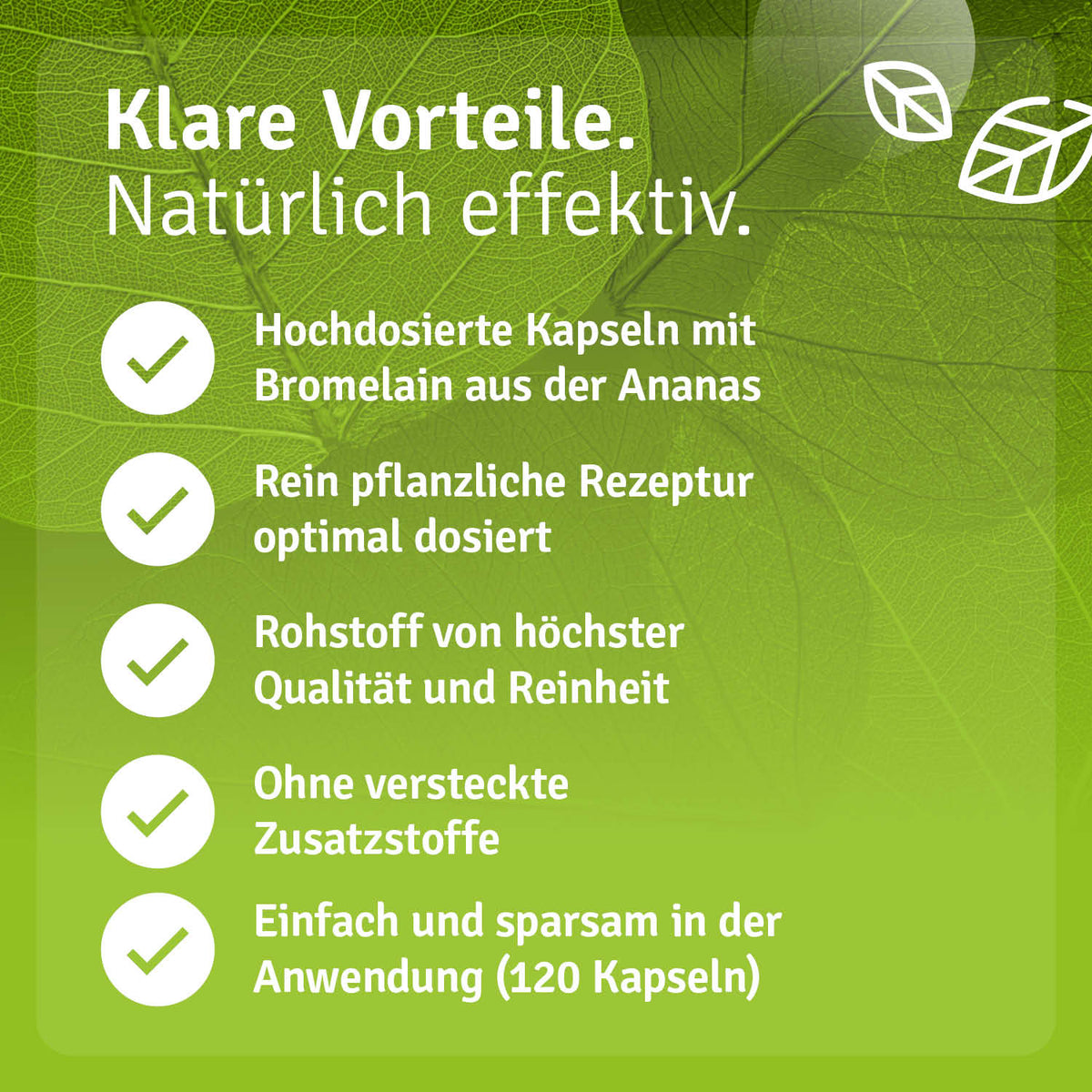 Bromelain Kapseln 500 mg Vorteile