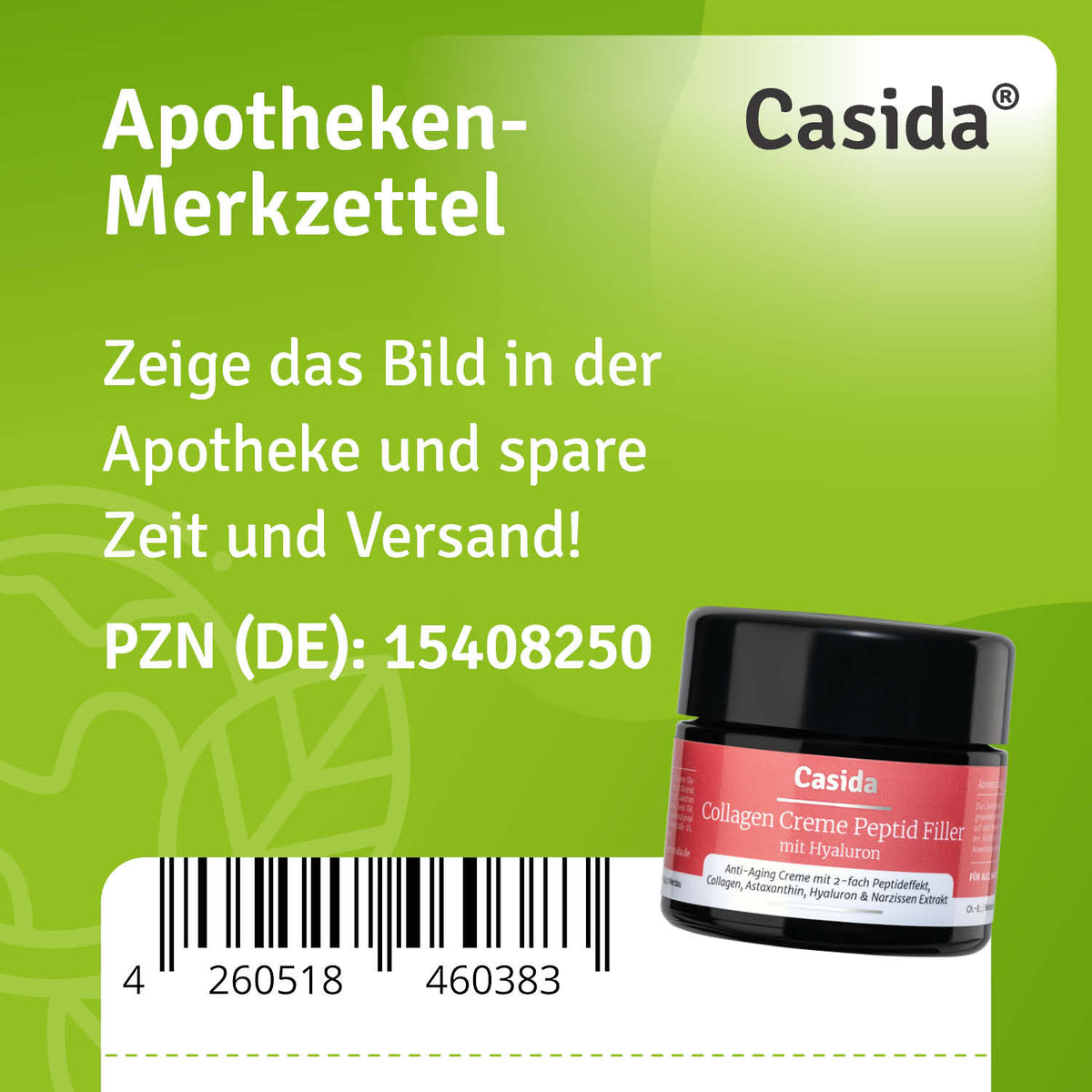 Collagen Creme Peptid Filler Apotheke