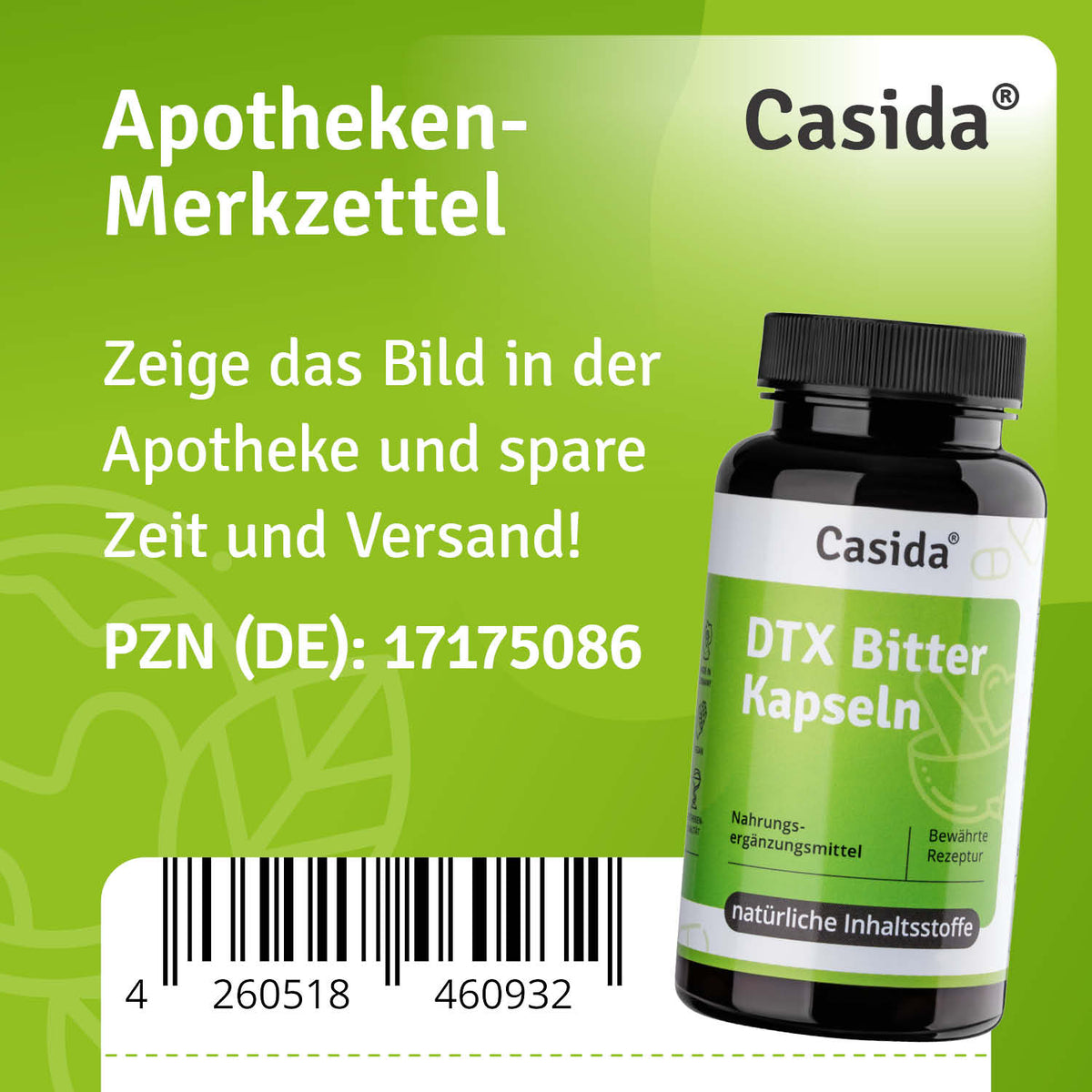 DTX Bitter Kapseln Apotheke