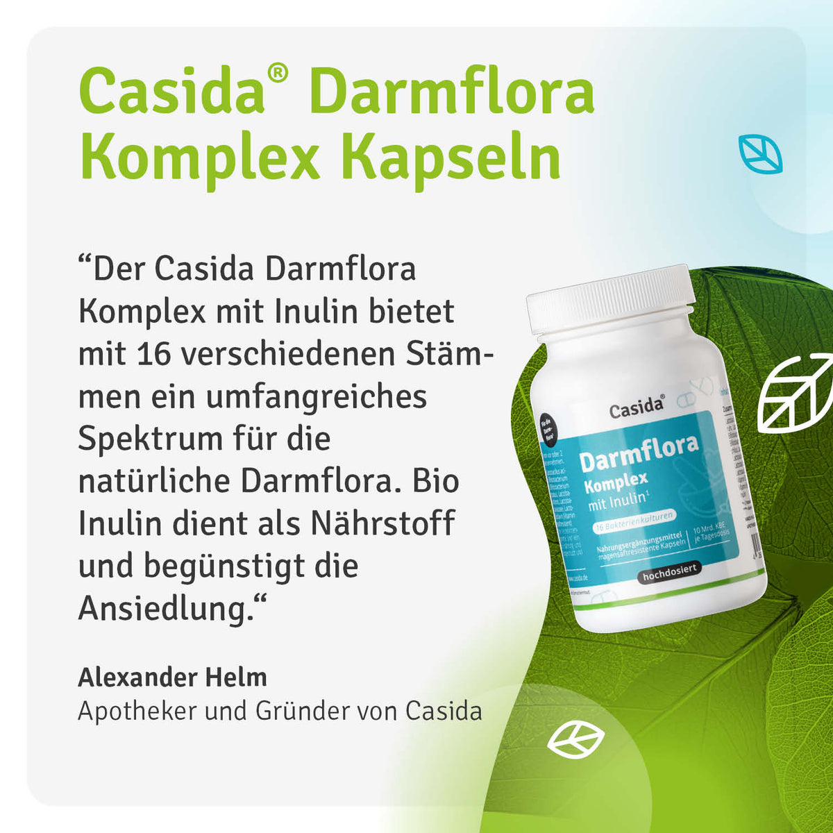Darmflora Komplex mit Inulin Casida