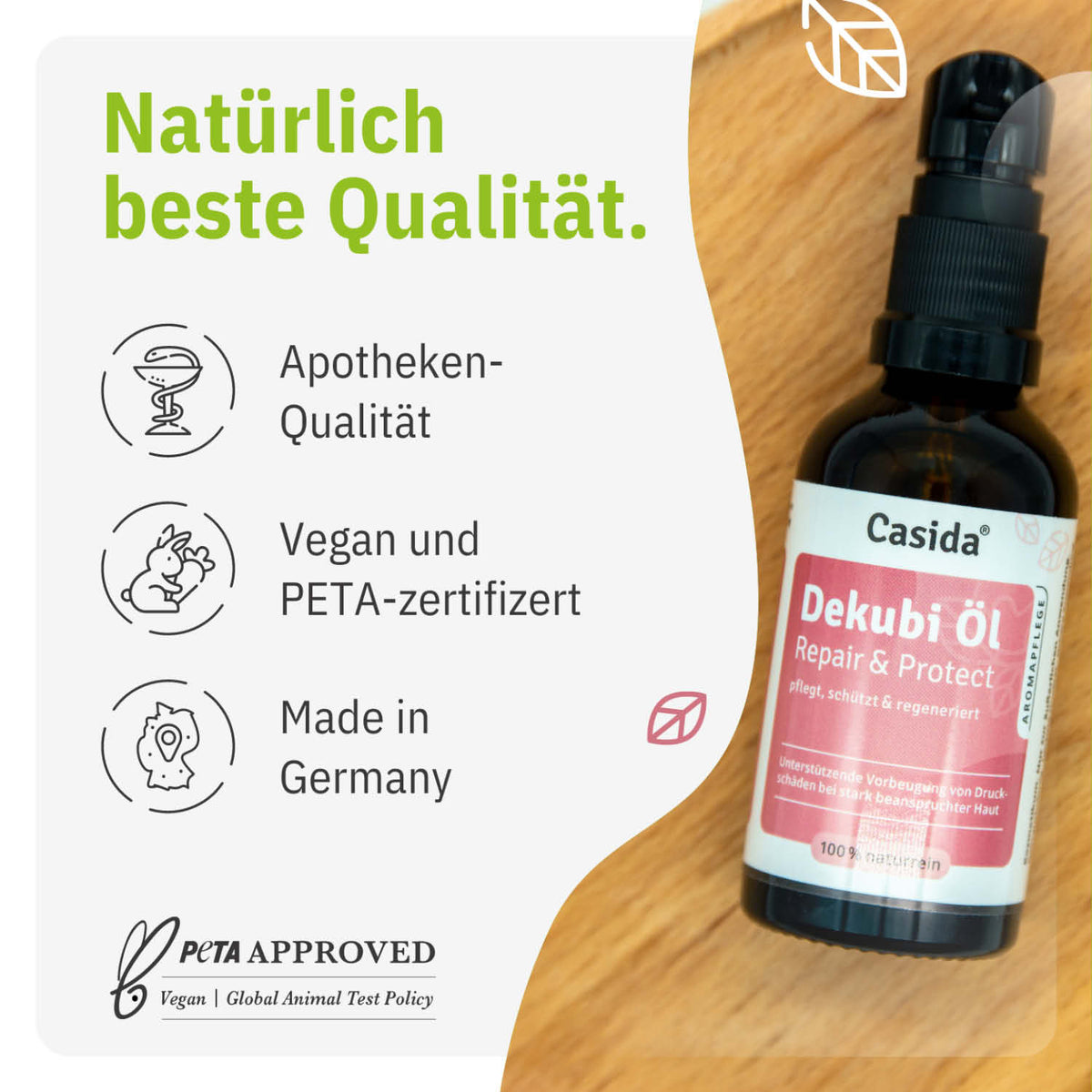 Dekubi Öl Repair & Protect tierversuchsfrei