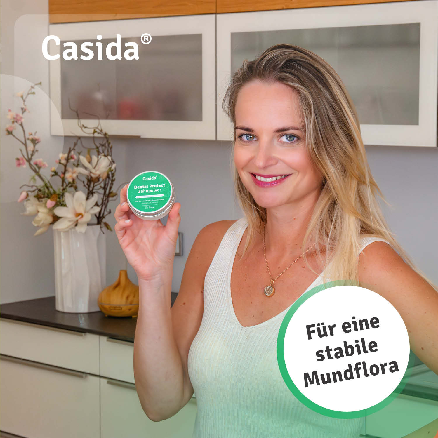 Casida Dental Protect Zahnpulver – Ohne Fluorid, Mit Lactobacillus Bakterien, Basisch & Vegan, 30 G, Aus Der Apotheke