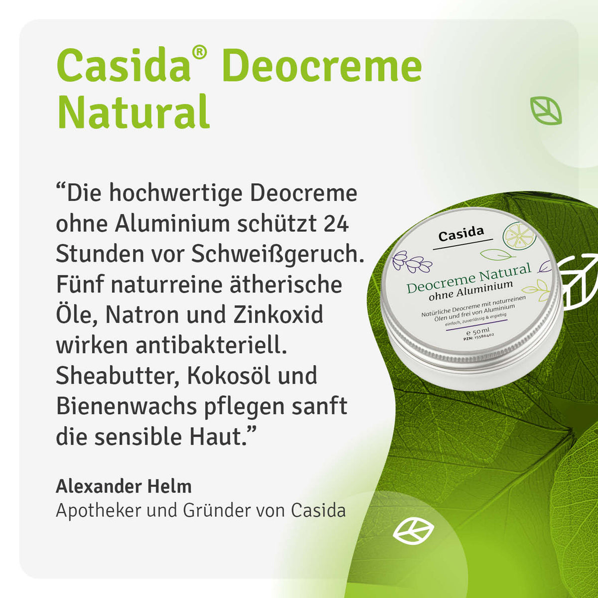 Deocreme Natural Casida