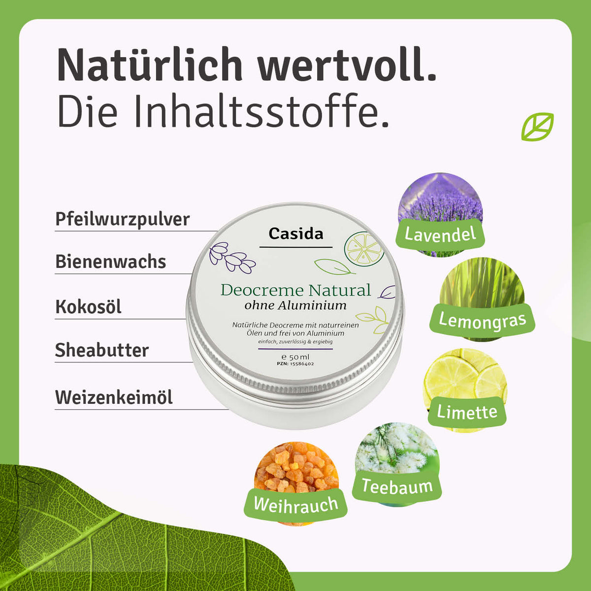 Deocreme Natural Inhalt