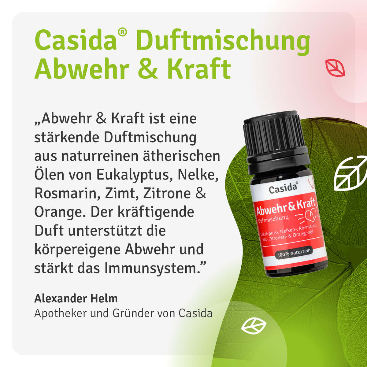 Duftmischung Abwehr & Kraft Casida