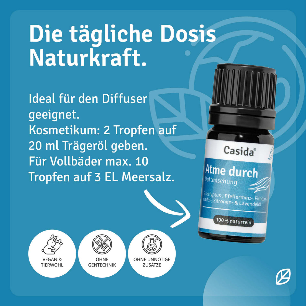 Duftmischung Atme durch Anwendung