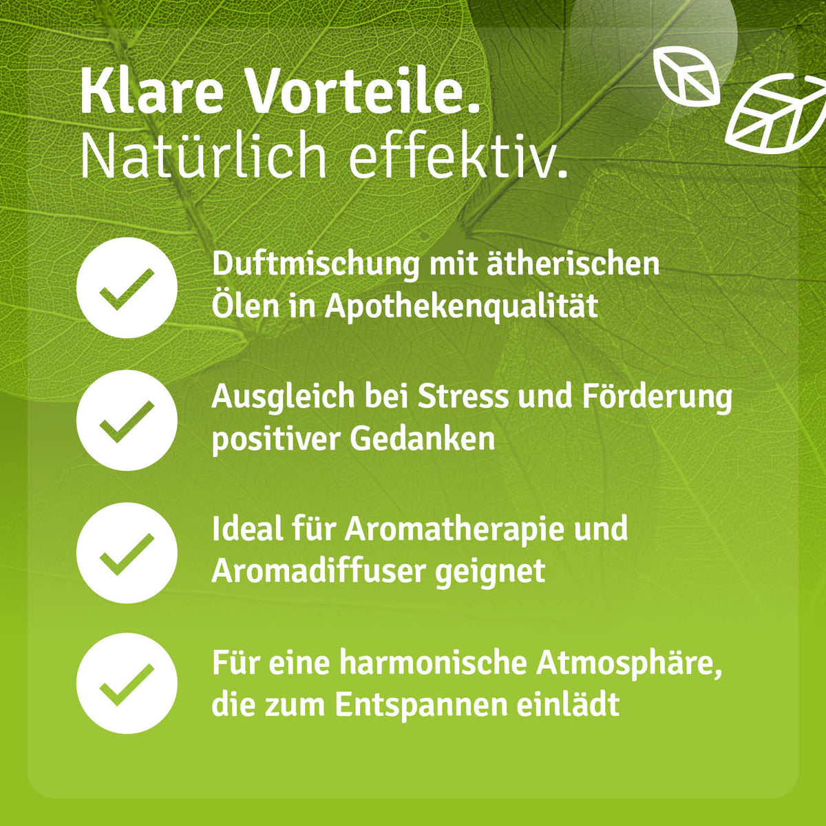 Duftmischung Balance & Harmonie Vorteile