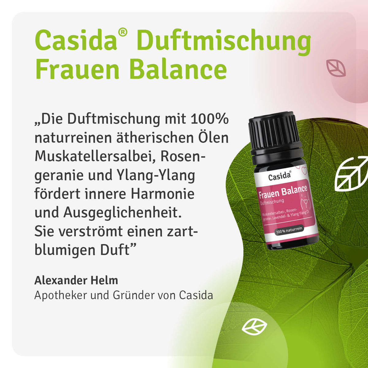 Duftmischung Frauen Balance Casida