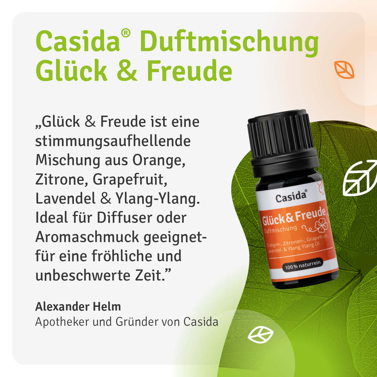 Gratis Duftmischung Glück & Freude Casida