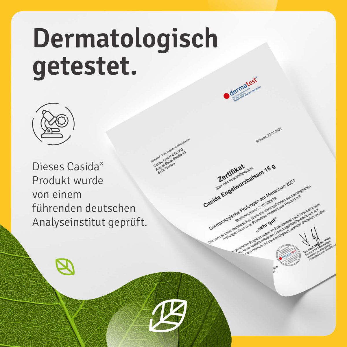 Engelwurzbalsam Baby & Kinder Dermatest
