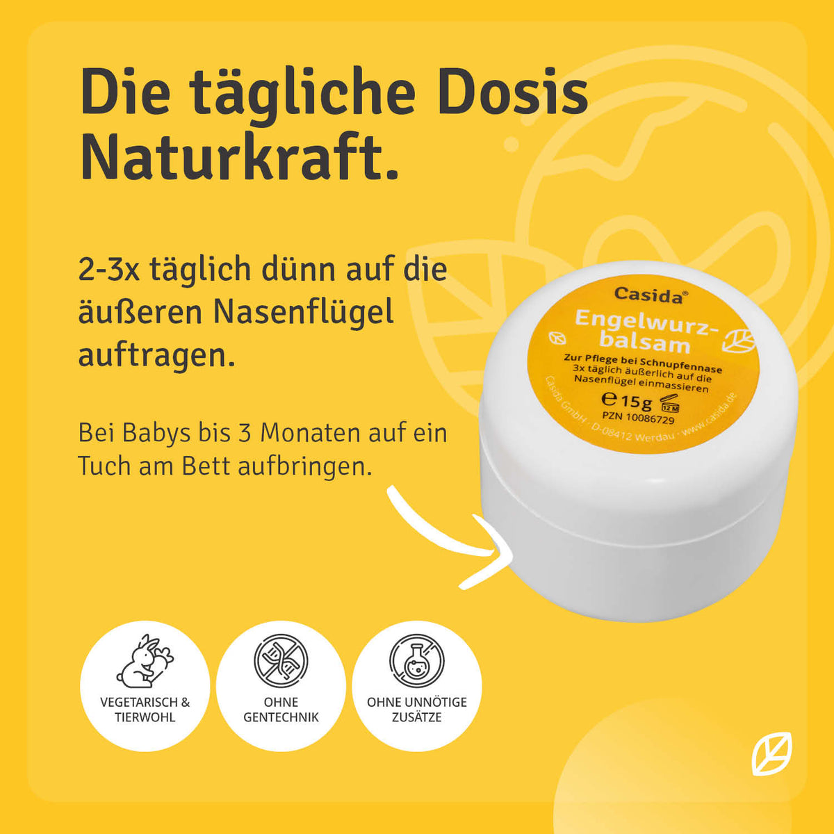Engelwurzbalsam Baby & Kinder Anwendung