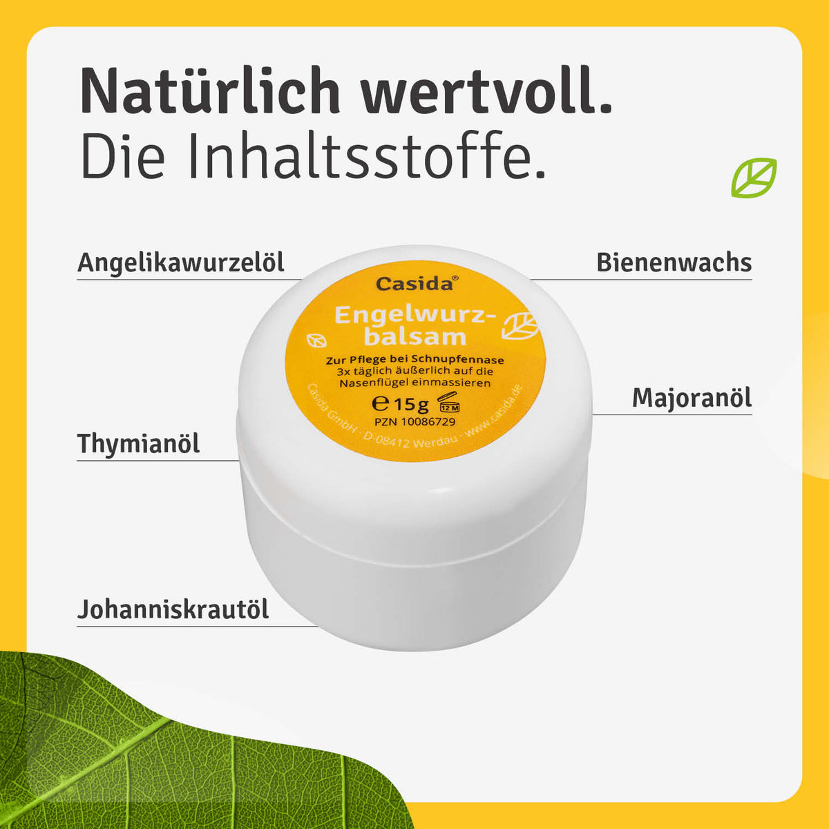 Engelwurzbalsam Baby & Kinder Inhalt