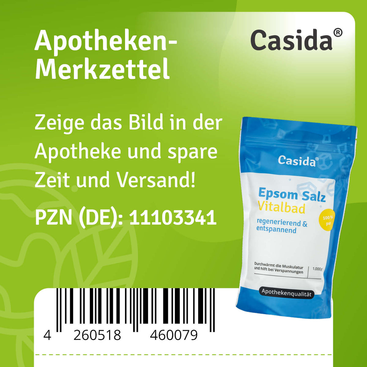 Epsom Salz Vitalbad Apotheke