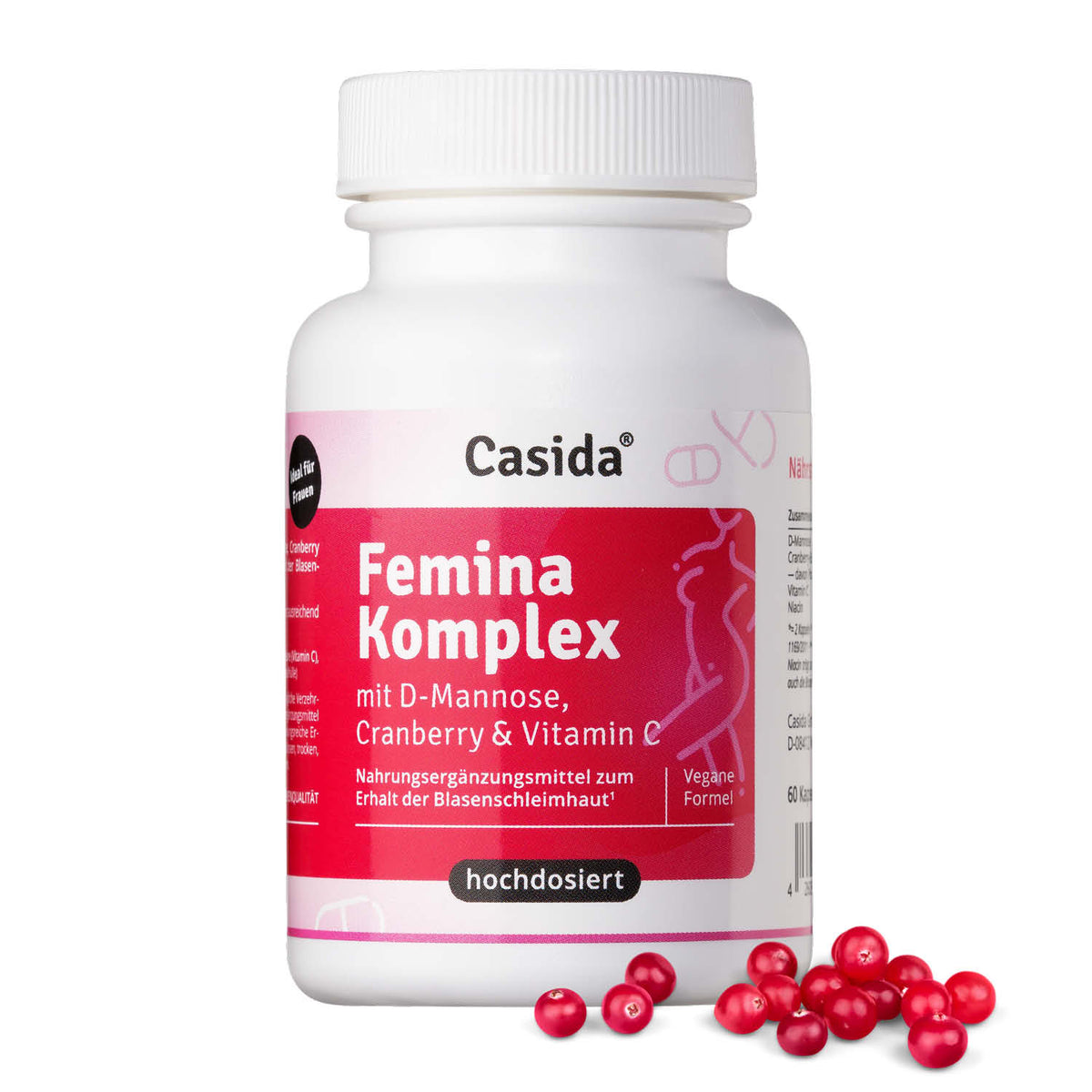 Femina Komplex mit D-Mannose, Cranberry & Vitamin C