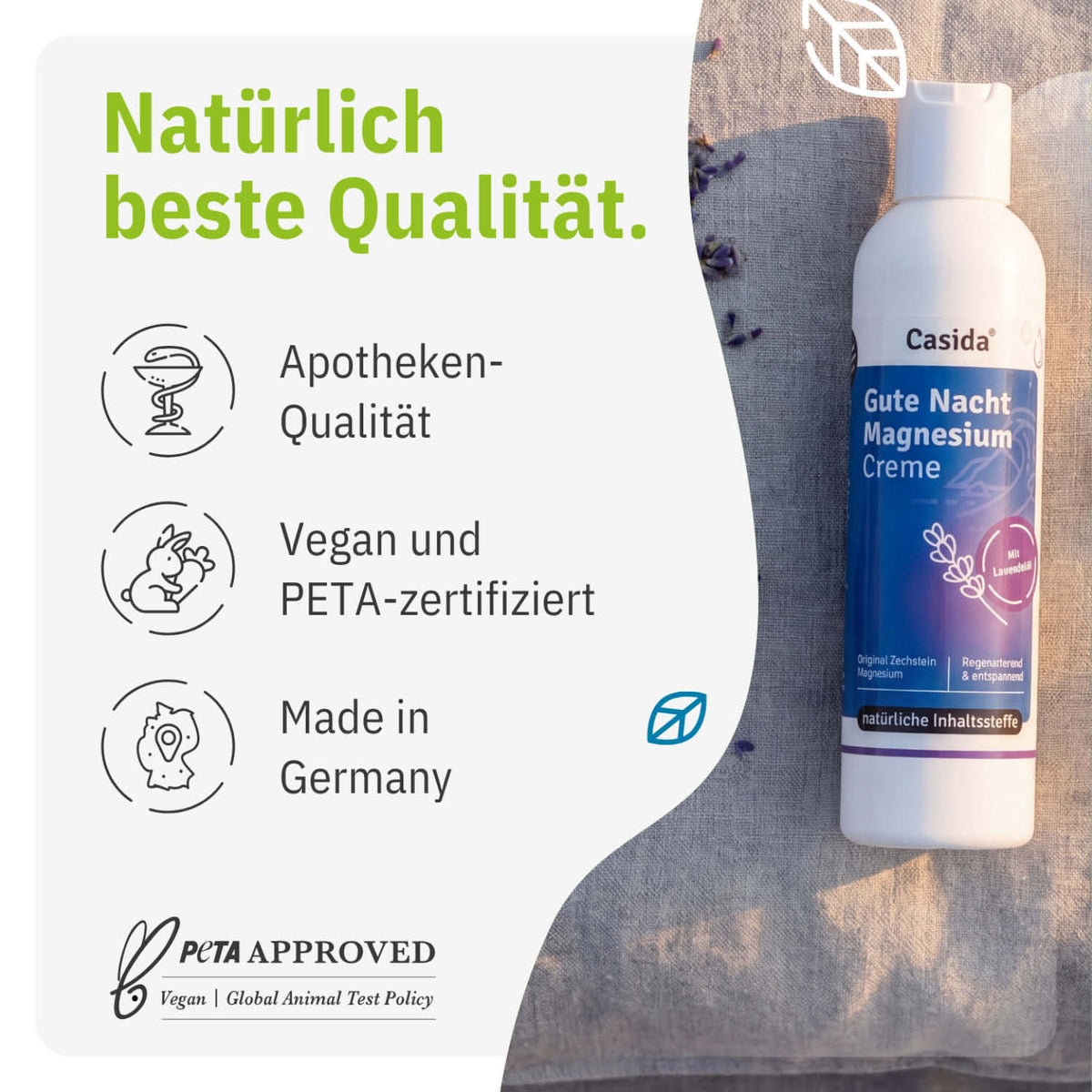 Gute Nacht Magnesium Creme tierversuchsfrei
