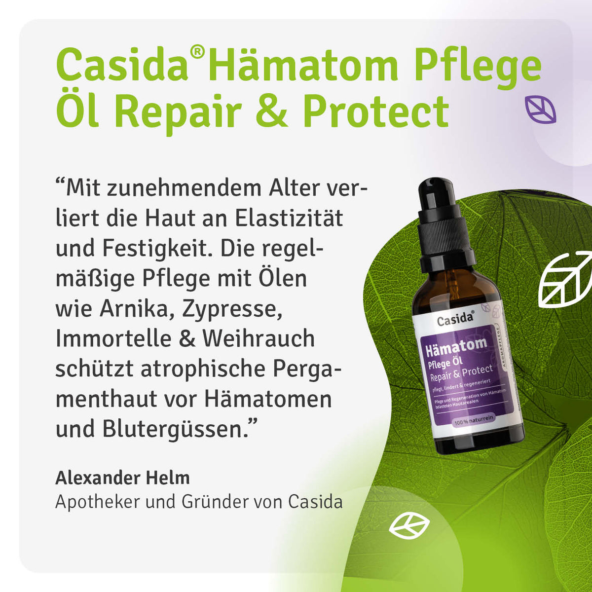 Hämatom Pflege Öl Repair & Protect Casida