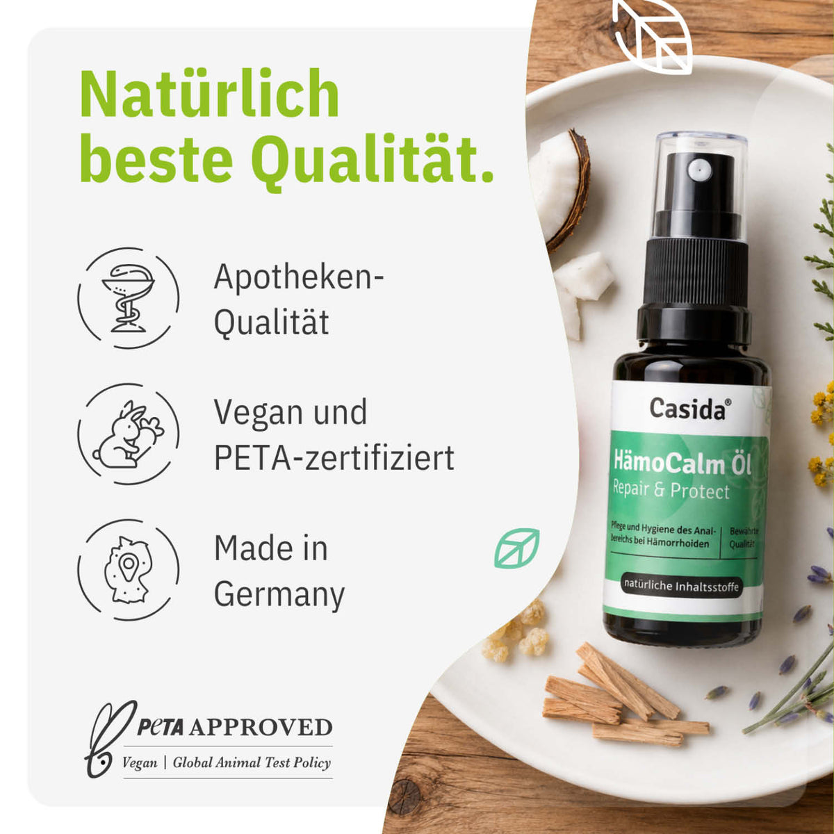 HämoCalm Öl Repair & Protect tierversuchsfrei