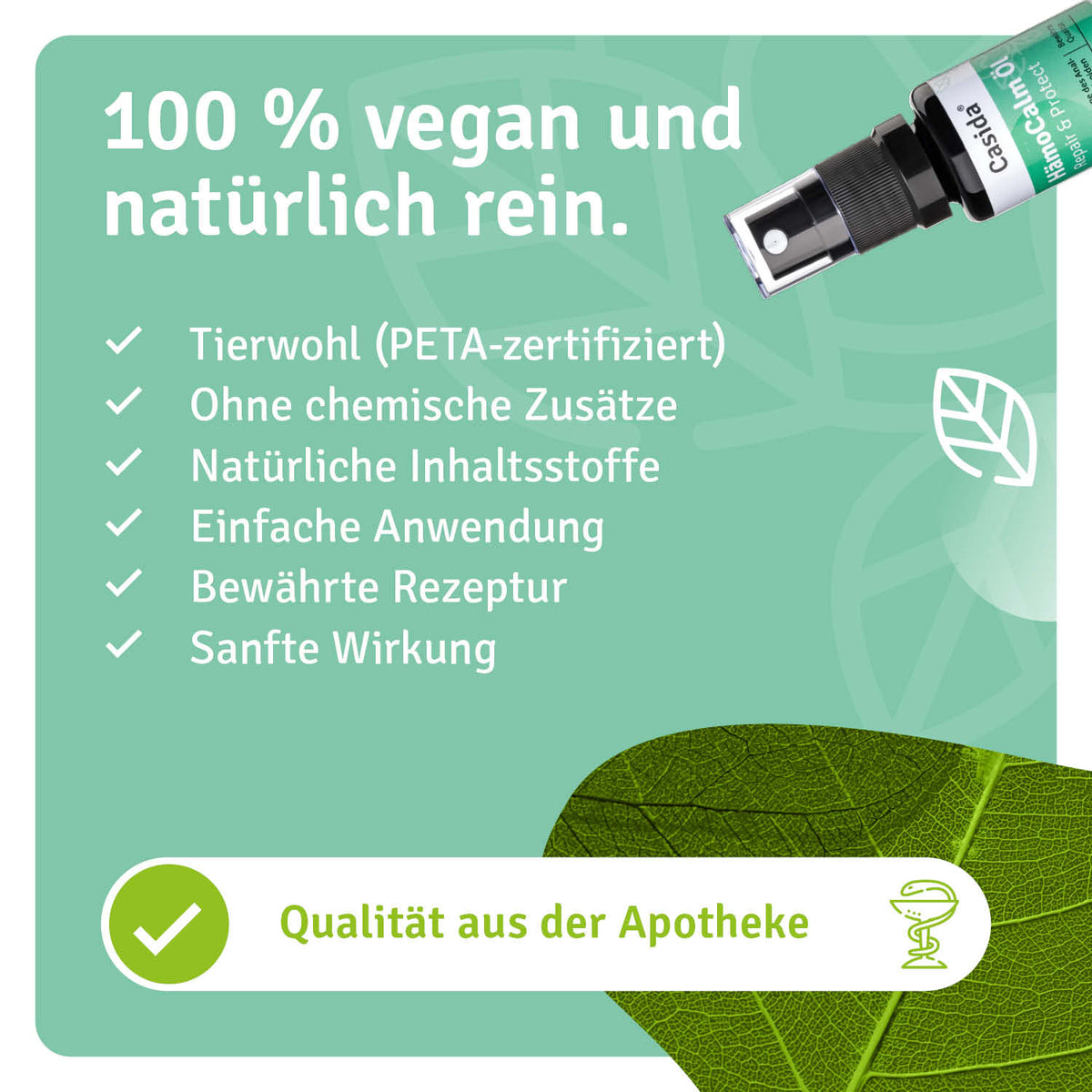 HämoCalm Öl Spray bei Afterjucken natürliche Inhaltsstoffe