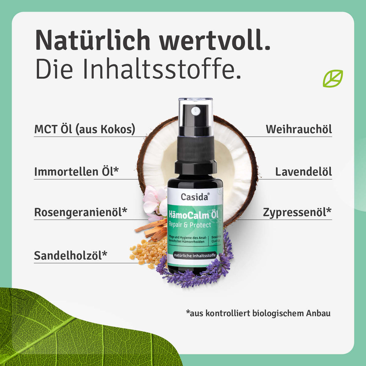 HämoCalm Öl Repair & Protect Inhalt