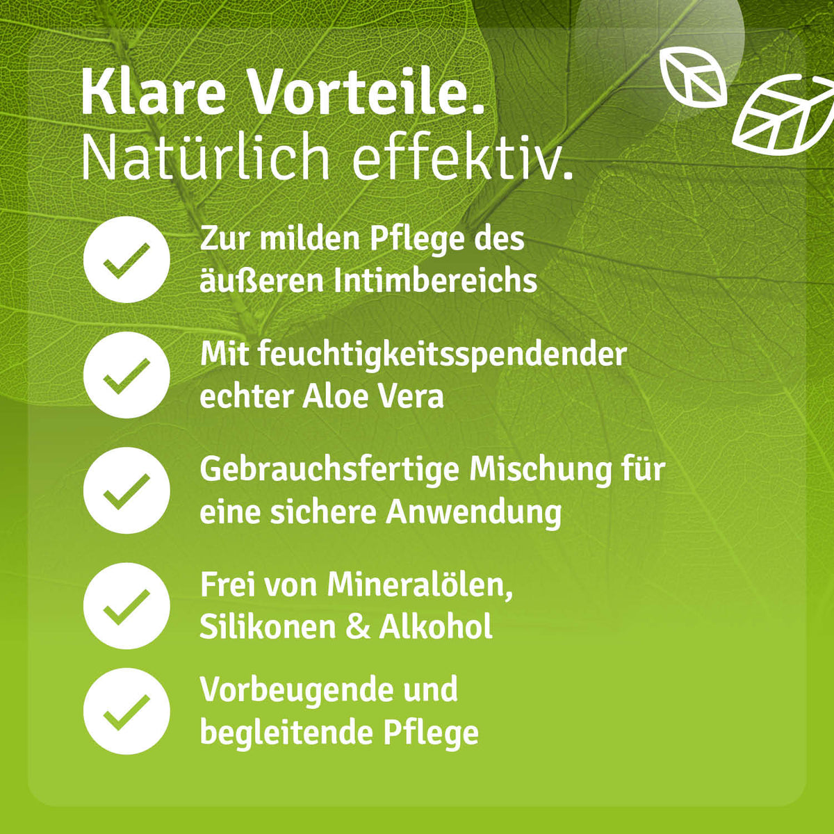 Intimpflege Öl Repair & Protect Vorteile