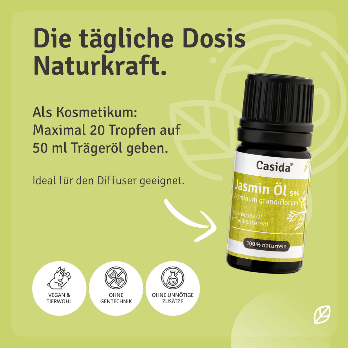 Jasmin Öl 5 % Anwendung