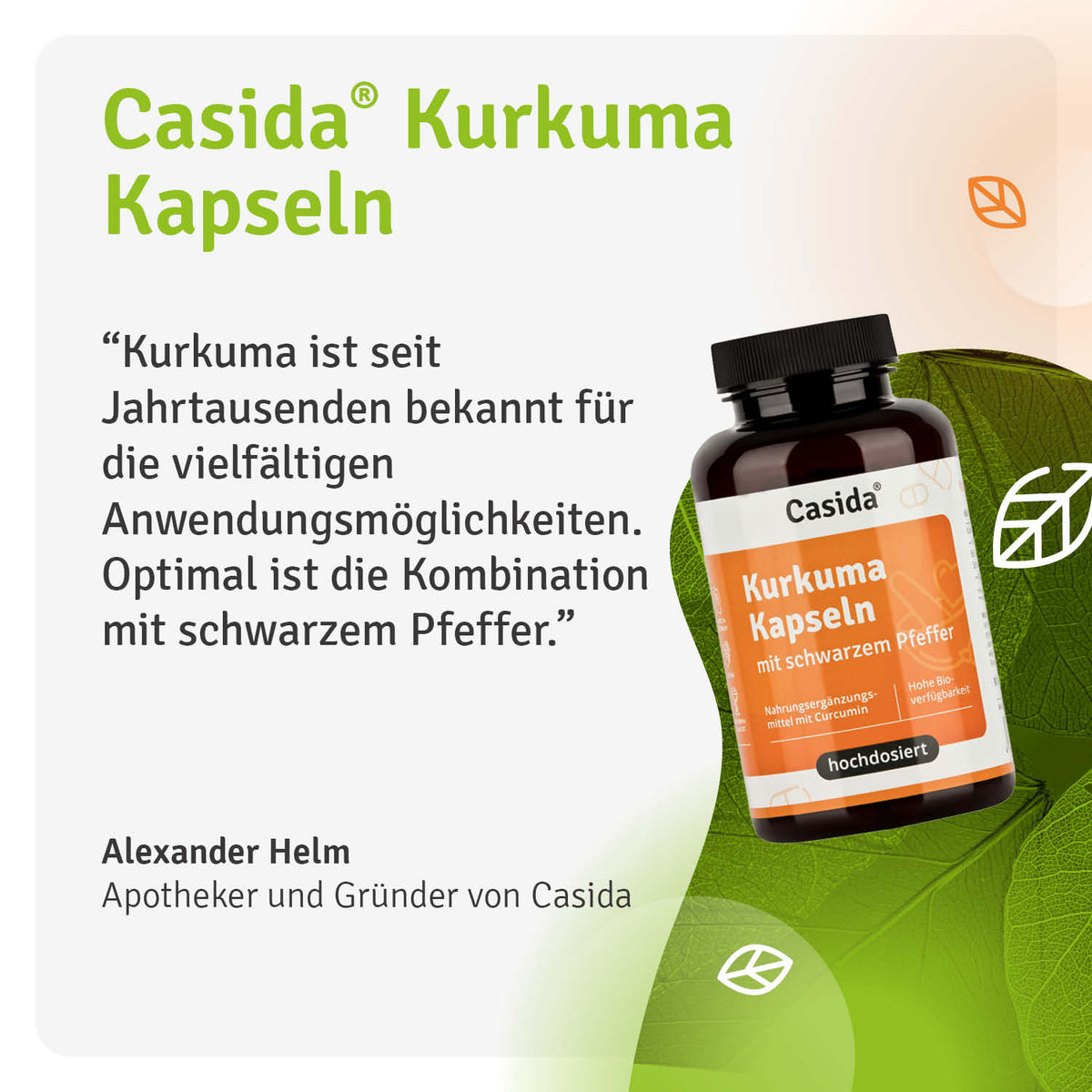 Kurkuma Kapseln Casida