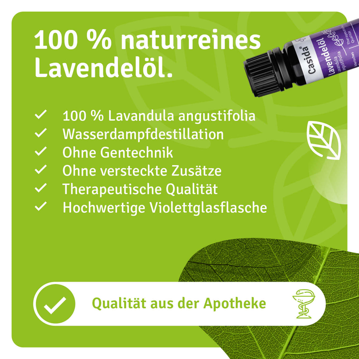 Lavendelöl natürliche Inhaltsstoffe