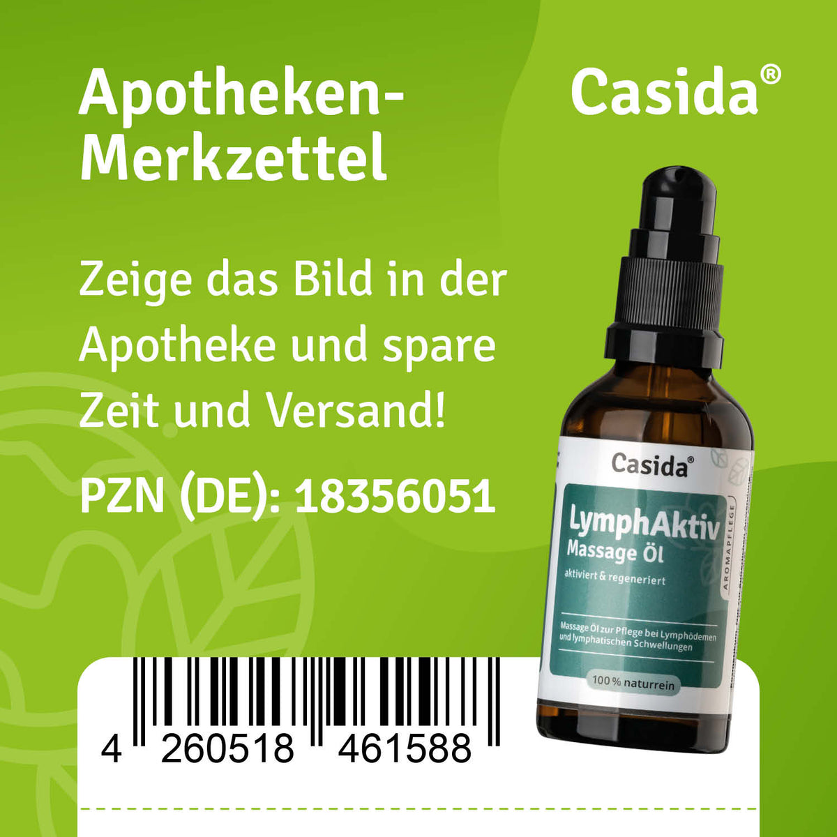 LymphAktiv Massage Öl Apotheke