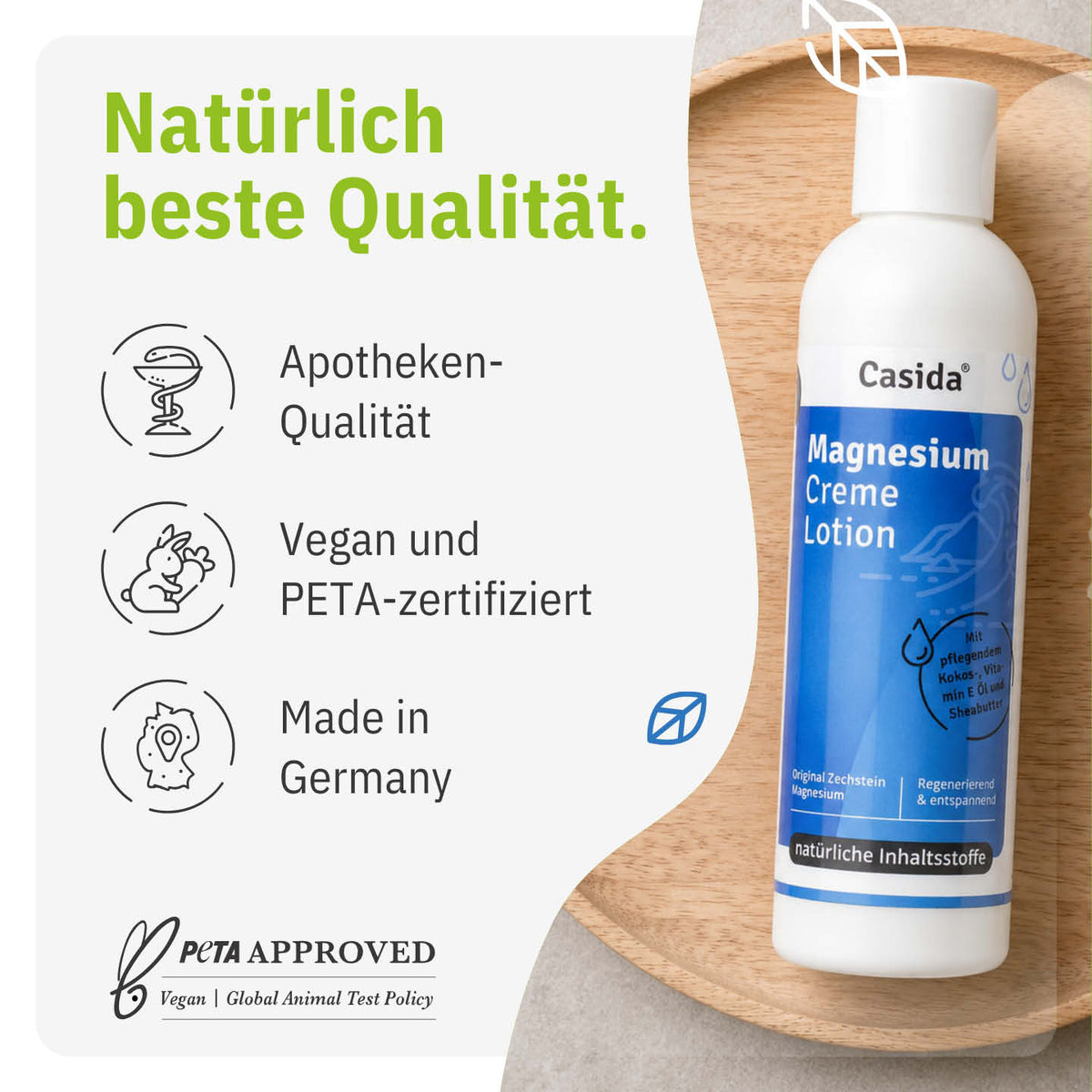 Magnesium Creme Lotion tierversuchsfrei