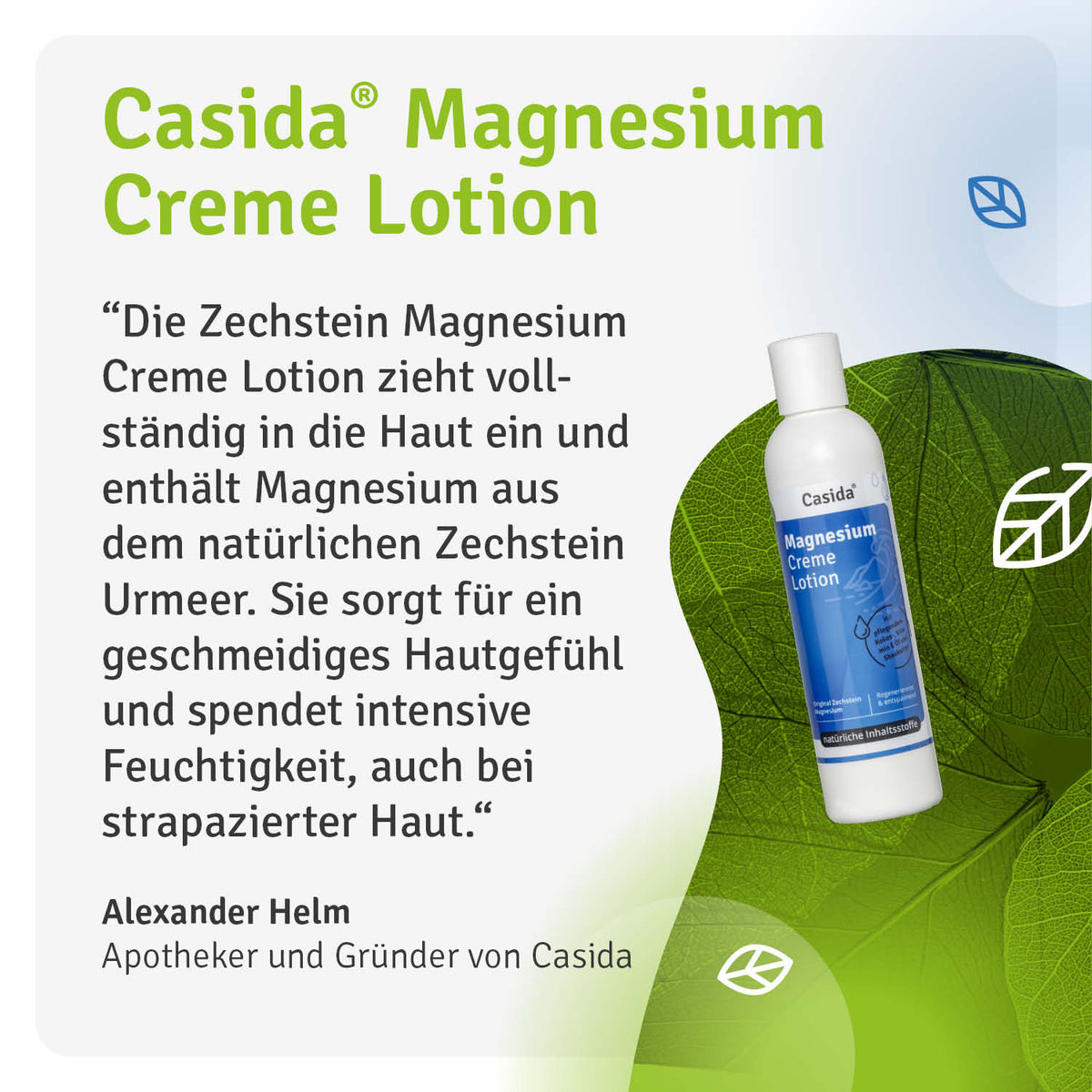 Magnesium Creme Lotion Casida